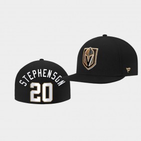 Chandler Stephenson Vegas Golden Knights Hat Core Primary Logo Black Fitted Cap