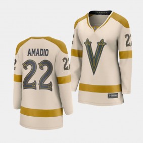 Michael Amadio Vegas Golden Knights 2024 NHL Winter Classic Women Breakaway Player 22 Jersey