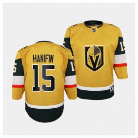 Vegas Golden Knights #15 Noah Hanifin Home Premier Player Gold Youth Jersey